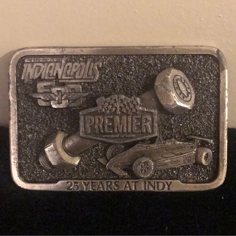 1986 Indianapolis 500~25th Anniversary Belt Buckle